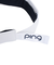 ピン（PING）ゴルフ ツアーサンバイザー HW-L2302 DEO.0 VISOR WH 36813
