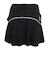 ゴルフウェア インナーパンツ付き パイピング プリーツスカート GSP021 BLK