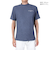 ROSASENゴルフウェア 吸水速乾 接触冷感 半袖 A-Line クールVパイル モックTシャツ 047-28441-098