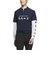 アディダス（adidas）ゴルフウェア モックネック レイヤード EPW グラフィック 長袖ストレッチシャツ MKS00-HY0962NV