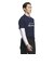 アディダス（adidas）ゴルフウェア モックネック レイヤード EPW グラフィック 長袖ストレッチシャツ MKS00-HY0962NV