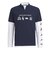 アディダス（adidas）ゴルフウェア モックネック レイヤード EPW グラフィック 長袖ストレッチシャツ MKS00-HY0962NV