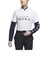 アディダス（adidas）ゴルフウェア モックネック レイヤード EPW グラフィック 長袖ストレッチシャツ MKS00-HY0964WH