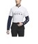 アディダス（adidas）ゴルフウェア モックネック レイヤード EPW グラフィック 長袖ストレッチシャツ MKS00-HY0964WH