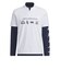 アディダス（adidas）ゴルフウェア モックネック レイヤード EPW グラフィック 長袖ストレッチシャツ MKS00-HY0964WH
