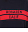 ROSASENゴルフウェア ニット タートルネック セーター ライン&ロゴインターシャ 045-19012-098