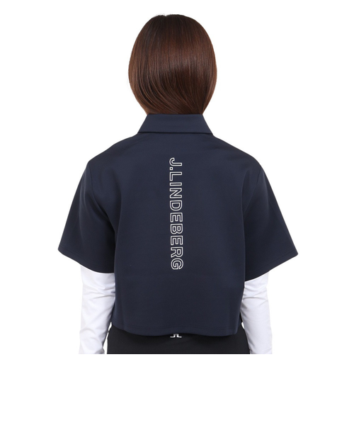 J.LINDEBERG（J.LINDEBERG）ゴルフウェア 短丈 ポロシャツ クロップド