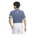 アディダス（adidas）ゴルフウェア 半袖 吸汗速乾 3ストライプス メッシュベントモック IKK67-IN9054NVY
