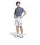 アディダス（adidas）ゴルフウェア 半袖 吸汗速乾 3ストライプス メッシュベントモック IKK67-IN9054NVY