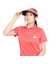 アディダス（adidas）ゴルフ ワイドブリムバイザー DKL29-IT8876RED