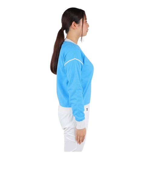 美品　ROSASEN ゴルフウェア4点 ROSASEN（ROSASEN）ゴルフウェア ミックスカラー長袖ニット 045