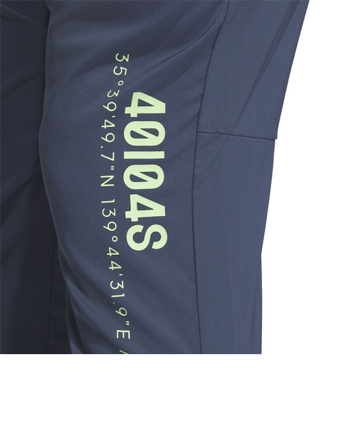 H.I.Dエイチアイディ ビブパンツ Aoni （青丹）M アディダス（adidas）ゴルフウェア HEAT. RDY ストレッチ