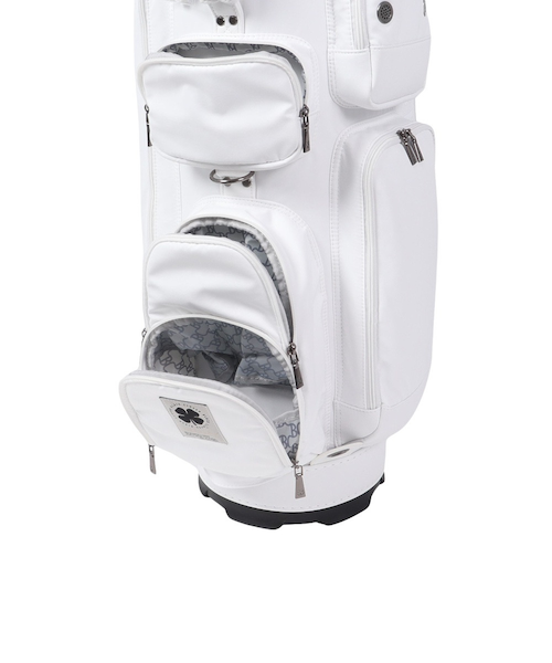 GOLF5 キャディバッグ ホワイト ゴルフ キャディバッグ 軽量 カート式 9型 5分割 アーバン レギュラー