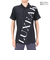 ゴルフウェア 半袖 TECHNOLOGY PATTERN ポロシャツ LAH-24008black