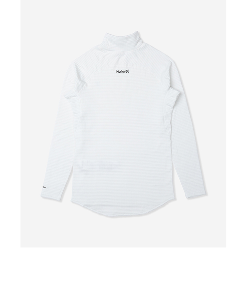 新品 ハーレー HURLEY ファントム ワッフル モックネック　M 白 ハーレー（HURLEY）（メンズ）ゴルフウェア 防寒 保温 ファントム