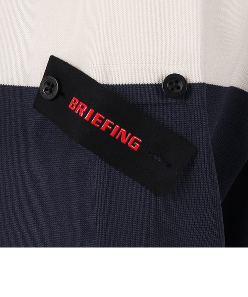 ブリーフィング（BRIEFING）ゴルフウェア WR バイカラー クルーネック