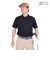 ザ・ワープ・バイ・エネーレ（The Warp By Ennerre）ゴルフウェア 吸汗速乾 ドライプラス ジップ半袖ポロシャツ WG5RTG09 BLK