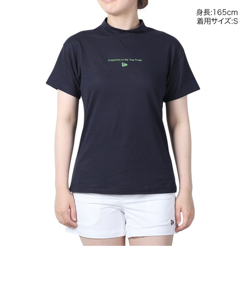 ニューエラゴルフ モックネック 半袖鹿の子ミッドネックT シャツ NEW ERA GOLF ニューエラ ゴルフ 半袖Tシャツ モックネック