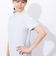 ニューエラ（NEW ERA）ゴルフウェア 吸汗速乾 半袖モックネック ミッドネック Tシャツ 紺野ゆり 14311401