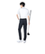 トラヴィスマシュー（Travis Mathew）ゴルフウェア 吸汗速乾 半袖テック モックネックシャツ ストレッチ 7AF074-1WHT