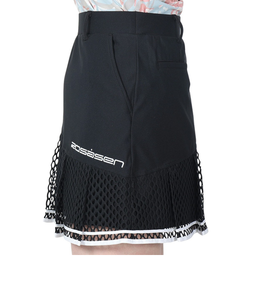 ROSASEN(ROSASEN)ゴルフウェア 吸水速乾 接触冷感 A-Line アシンメトリーサマースカート 048-7154… ROSASEN（ROSASEN）ゴルフウェア 吸水速乾 接触冷感 A-Line