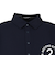ゴルフウェア 吸水速乾 バックロゴビッグ 半袖ポロシャツ 242222-NVY