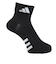 アディダス（adidas）ゴルフ アンクル丈 ロゴクッションソックス IEV99-IN2706BK