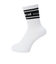 アドミラル ゴルフ（Admiral GOLF）ゴルフ 抗菌防臭 ライン ミドルソックス ADMB4B20-WHT