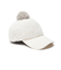 ニューエラ（NEW ERA）ゴルフ キャップ Women's 9THIRTY ポンポン ロングバイザー ミンクフリース アイボリー 14326209
