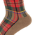 マンシング（MUNSING）ゴルフ 抗菌防臭 クルー丈 チェック柄ソックス MG4FSO01M BG00