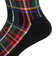 マンシング（MUNSING）ゴルフ 抗菌防臭 クルー丈 チェック柄ソックス MG4FSO01M BK00