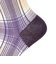 ROSASENゴルフ 抗菌防臭 オンブレーチェック レギュラー丈 ソックス 046-42832-083-24AW