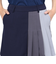 ROSASEN（ROSASEN）ゴルフウェア UVケア A-Line 配色プリーツスカート 048-72942-098