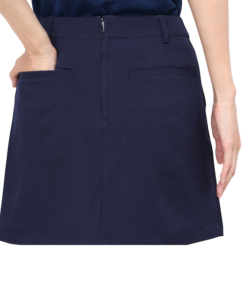 ROSASEN（ROSASEN）ゴルフウェア UVケア A-Line 配色プリーツスカート