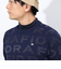 フィドラ（FIDRA）ゴルフウェア 保温 長袖 ジャカードロゴニット FD5STJ08 NVY