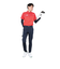 ルコックスポルティフ（lecoqsportif）ゴルフウェア 吸汗速乾 インナー付き半袖シャツ QGMXJA00W RD00
