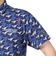 ルコックスポルティフ（lecoqsportif）ゴルフウェア 吸汗速乾 ストレッチフォーサー エッフェル塔柄半袖シャツ QGMXJA05 NV00