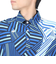ルコックスポルティフ（lecoqsportif）ゴルフウェア 吸汗速乾 ストレッチフォーサー フレンチボーダー半袖シャツ QGMXJA12 BL00