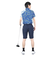 ルコックスポルティフ（lecoqsportif）ゴルフウェア 吸汗速乾 ストレッチフォーサー フレンチボーダー半袖シャツ QGMXJA12 BL00