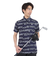 ルコックスポルティフ（lecoqsportif）ゴルフウェア 吸汗速乾 高通気プリント半袖シャツ QGMXJA52 NV00