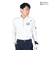 ルコックスポルティフ（lecoqsportif）ゴルフウェア 吸汗速乾 ストレッチフォーサー ベーシックデザイン長袖シャツ QGMXJB01 WH00