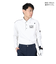 ルコックスポルティフ（lecoqsportif）ゴルフウェア 吸汗速乾 ストレッチフォーサー ベーシックデザイン長袖シャツ QGMXJB01 WH00