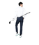 ルコックスポルティフ（lecoqsportif）ゴルフウェア 吸汗速乾 ストレッチフォーサー ベーシックデザイン長袖シャツ QGMXJB01 WH00