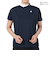 ルコックスポルティフ（lecoqsportif）ゴルフウェア 半袖 吸水速乾 ワイドフィット モックネック袖ラインシャツ QGWXJA01 NV00