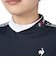 ルコックスポルティフ（lecoqsportif）ゴルフウェア 半袖 吸水速乾 ワイドフィット モックネック袖ラインシャツ QGWXJA01 NV00