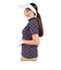 ルコックスポルティフ（lecoqsportif）ゴルフウェア 半袖 ストレッチフォーサー エッフェル柄モックネックシャツ QGWXJA05 NV00