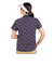 ルコックスポルティフ（lecoqsportif）ゴルフウェア 半袖 ストレッチフォーサー エッフェル柄モックネックシャツ QGWXJA05 NV00