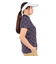 ルコックスポルティフ（lecoqsportif）ゴルフウェア 半袖 ストレッチフォーサー エッフェル柄モックネックシャツ QGWXJA05 NV00