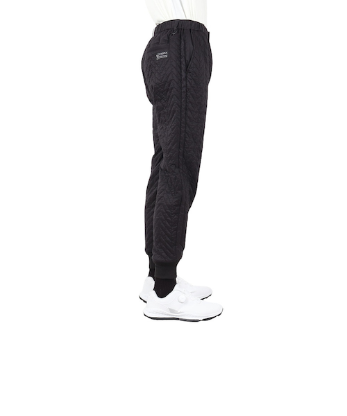 フィドラ(FIDRA)ゴルフウェア 中綿 ヘリンボーンキルトイージーパンツ FV5STD18 BLK(Men’s) フィドラ（FIDRA）ゴルフウェア 中綿 ヘリンボーンキルトイージー