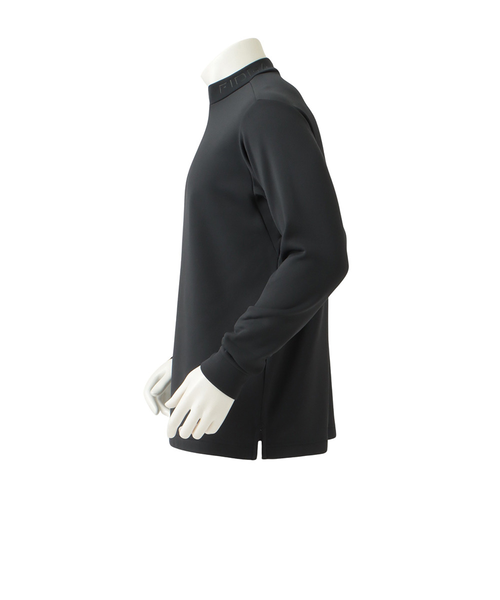 フィドラ（FIDRA）ゴルフウェア 長袖 襟リブモックネックシャツ